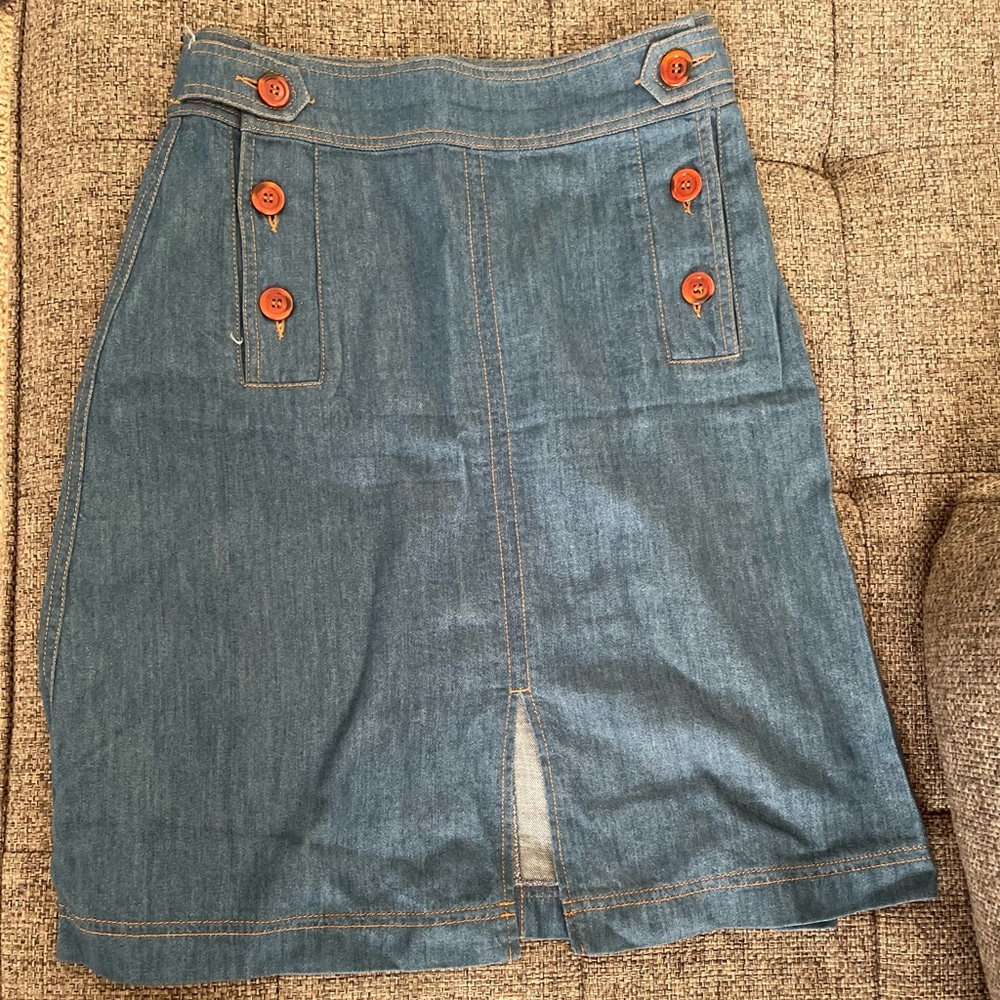 Pablo Chambray Skirt size 38/8 EUC